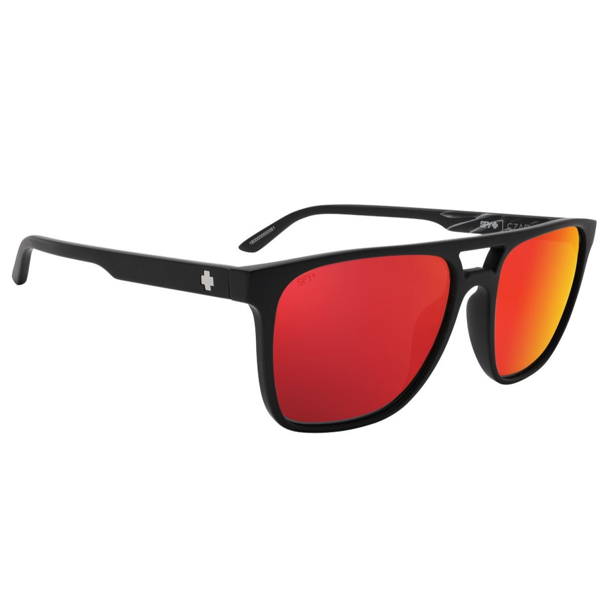 CZAR, Matte Black-Happy Gray Green with Red Mirror, hi-res image number null